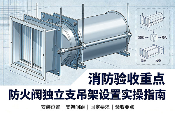 欧恺空调-消防验收重点：防火阀独立支吊架设置实操指南